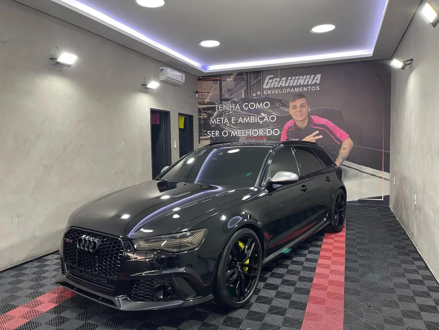 Audi RS6 Avant antes do envelopamento